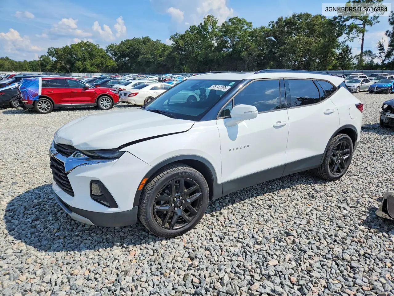 2020 Chevrolet Blazer 3Lt VIN 3GNKBDRS4LS616884 фото 1