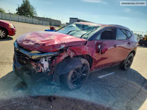 3GNKBKRS8LS533382 — 2020 Chevrolet Blazer, Повреждения со всех сторон, фото до ремонта