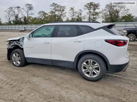 2020 Chevrolet Blazer 2Lt VIN 3GNKBHRS0LS553600 фото 2