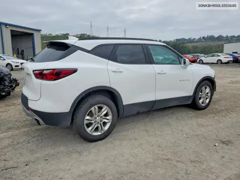 2020 Chevrolet Blazer 2Lt VIN 3GNKBHRS0LS553600 фото 3