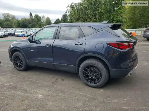 2020 Chevrolet Blazer 2Lt VIN 3GNKBHRS0LS560966 фото 2