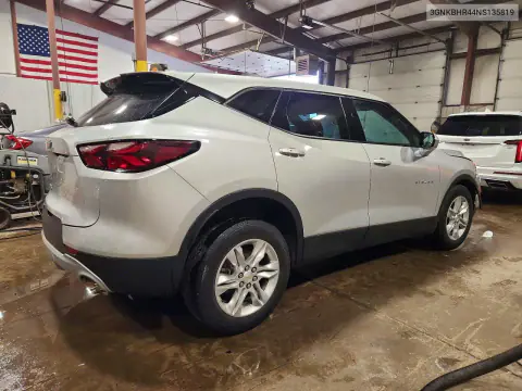 2022 Chevrolet Blazer 2Lt VIN 3GNKBHR44NS135819 фото 3