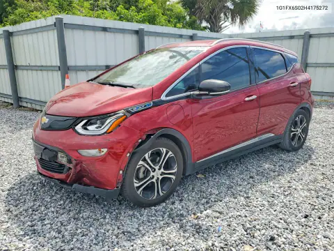 1G1FX6S02H4175272 — 2017 Chevrolet Bolt, Передняя часть, фото до ремонта