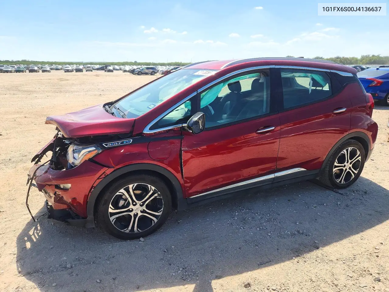 2018 Chevrolet Bolt Ev Premier VIN 1G1FX6S00J4136637 фото 1