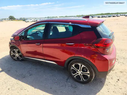 2018 Chevrolet Bolt Ev Premier VIN 1G1FX6S00J4136637 фото 2
