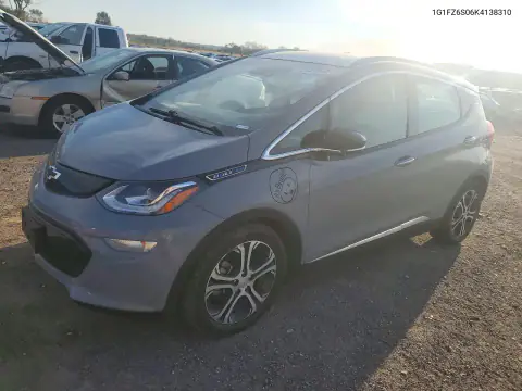 1G1FZ6S06K4138310 — 2019 Chevrolet Bolt, Сторона, фото до ремонта