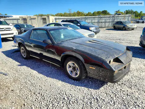 1984 Chevrolet Camaro VIN 1G1AP87G6EL182948 фото 4