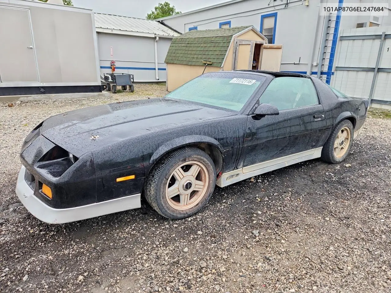 1984 Chevrolet Camaro VIN 1G1AP87G6EL247684 фото 1