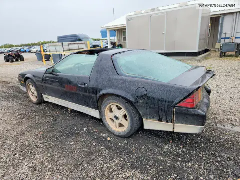 1984 Chevrolet Camaro VIN 1G1AP87G6EL247684 фото 2