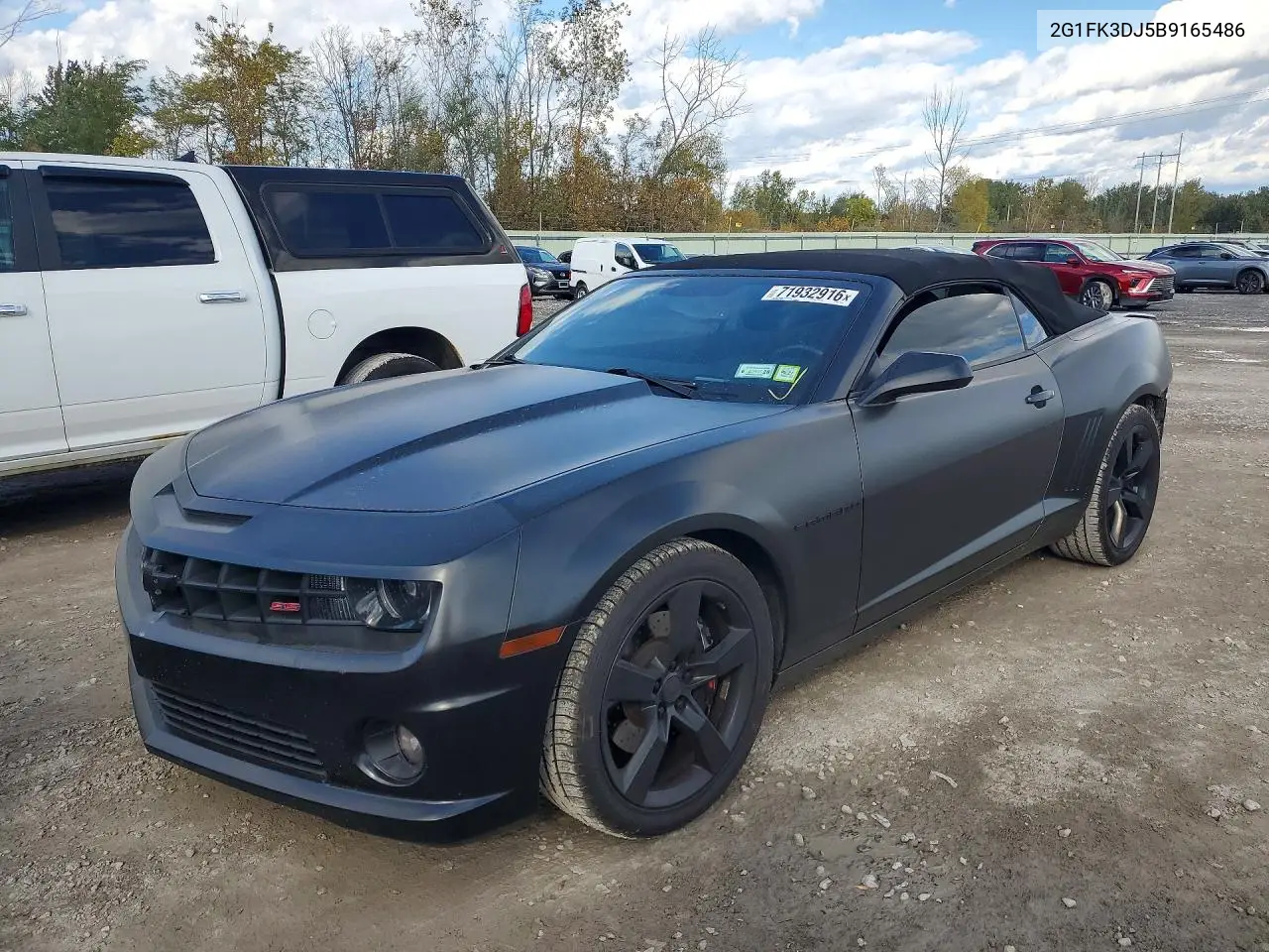 2011 Chevrolet Camaro 2Ss VIN 2G1FK3DJ5B9165486 фото 1