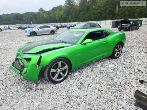 2G1FB1ED1B9160220 — 2011 Chevrolet Camaro, Передняя часть, фото до ремонта