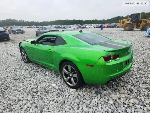 2011 Chevrolet Camaro Lt VIN 2G1FB1ED1B9160220 фото 2