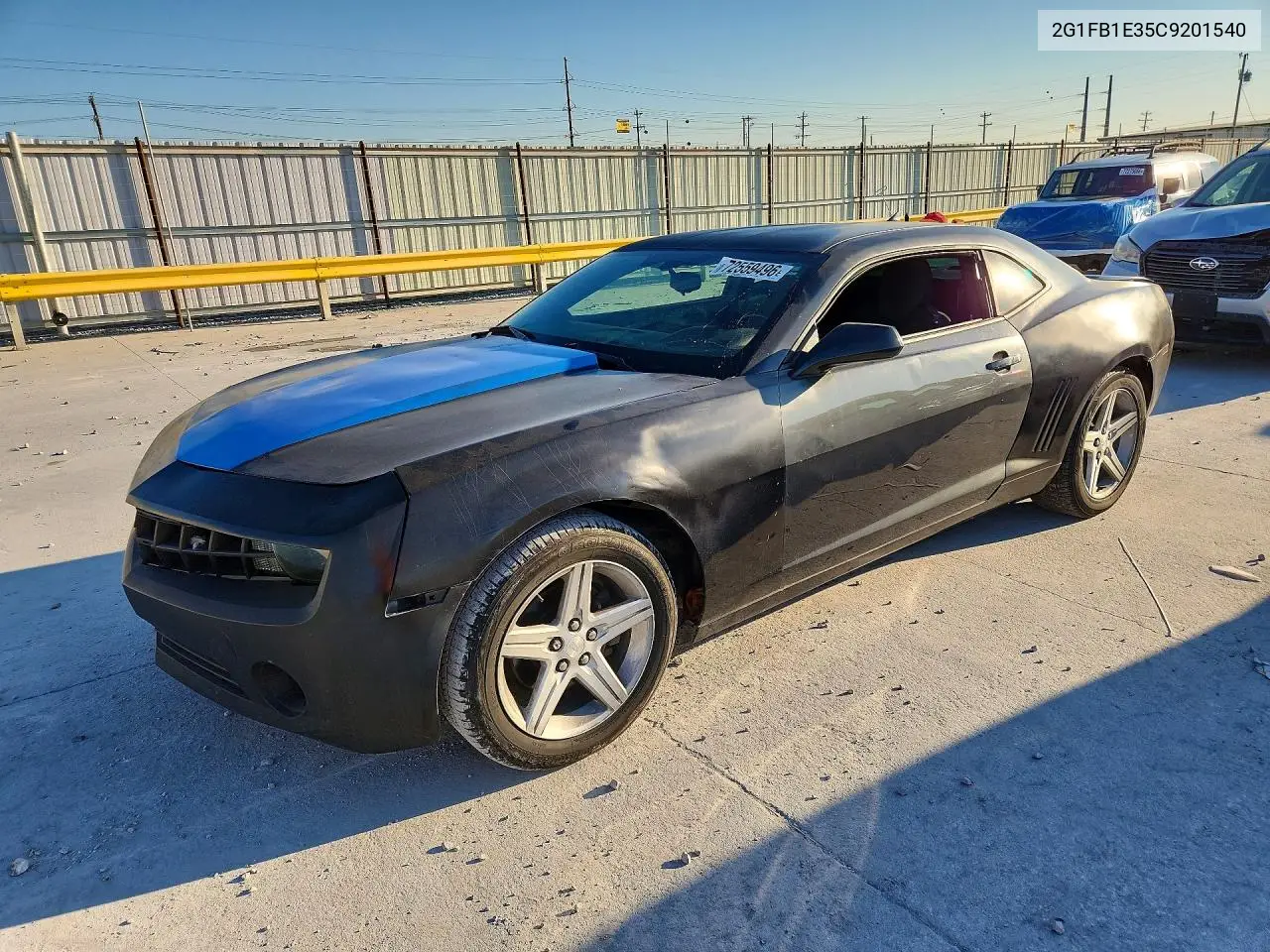 2012 Chevrolet Camaro Lt VIN 2G1FB1E35C9201540 фото 1
