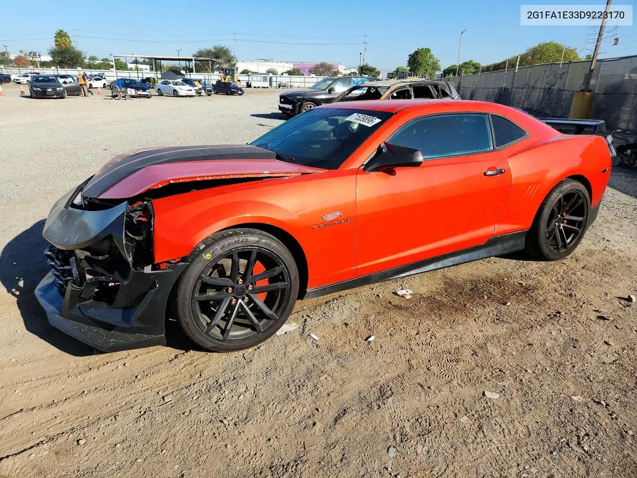 2013 Chevrolet Camaro Ls VIN 2G1FA1E33D9223170 фото 1