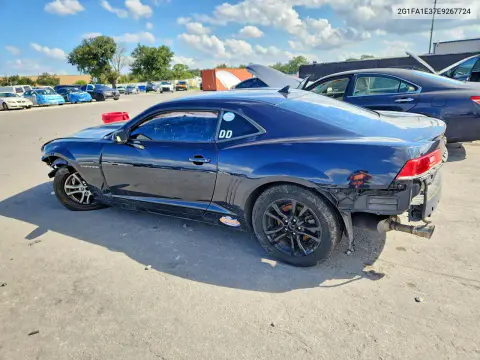 2014 Chevrolet Camaro Ls VIN 2G1FA1E37E9267724 фото 2