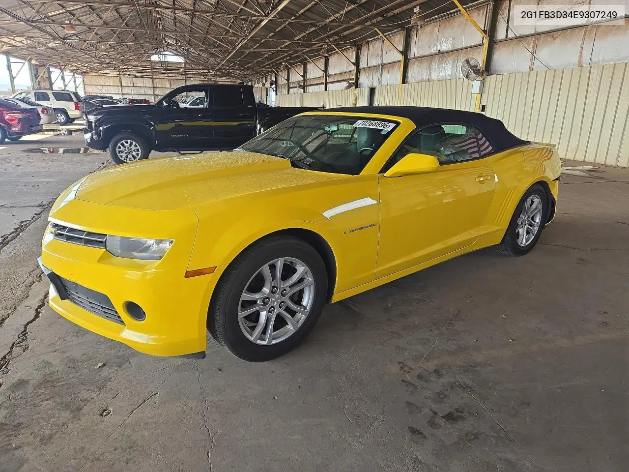 2014 Chevrolet Camaro Lt VIN 2G1FB3D34E9307249 фото 1