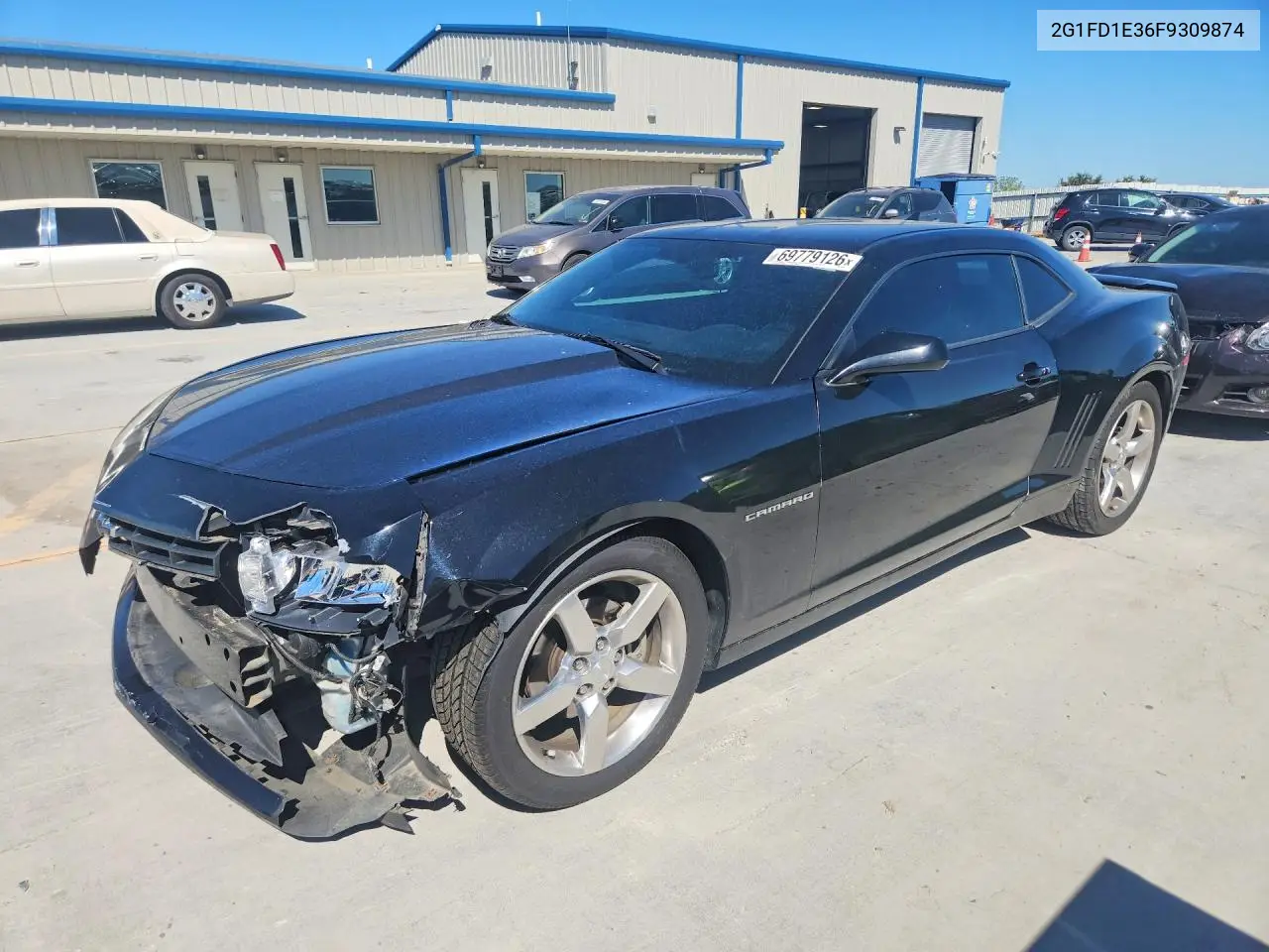 2015 Chevrolet Camaro VIN 2G1FD1E36F9309874 фото 1