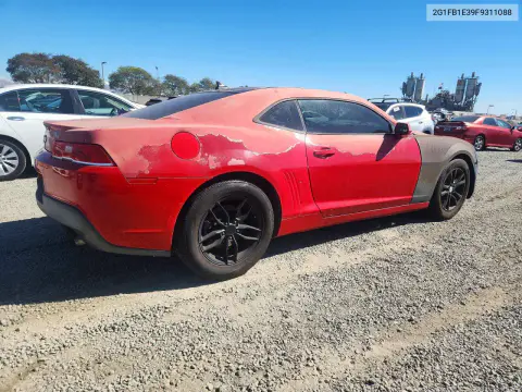 2015 Chevrolet Camaro Ls VIN 2G1FB1E39F9311088 фото 3