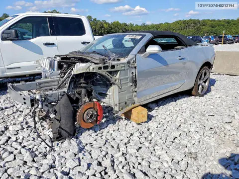 2017 Chevrolet Camaro Ss VIN 1G1FF3D74H0212194 фото 1