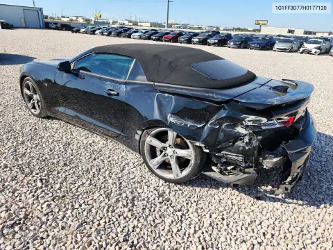 2017 Chevrolet Camaro Ss VIN 1G1FF3D77H0177120 фото 2