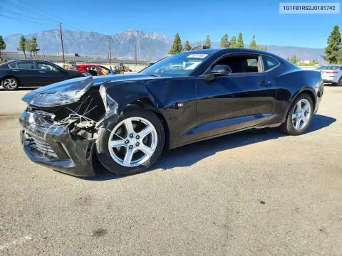 2018 Chevrolet Camaro Lt VIN 1G1FB1RS2J0181742 фото 1