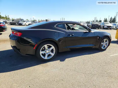 2018 Chevrolet Camaro Lt VIN 1G1FB1RS2J0181742 фото 3