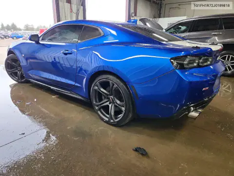 2018 Chevrolet Camaro Ss VIN 1G1FH1R72J0189818 фото 2