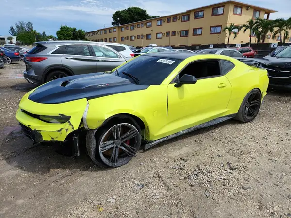 1G1FJ1R61K0144852 — 2019 Chevrolet Camaro, Передняя часть (Front End), фото до ремонта