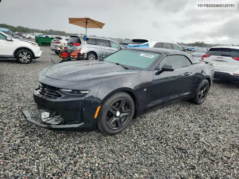 1G1FB3DSXK0120191 — 2019 Chevrolet Camaro, Передняя часть, фото до ремонта