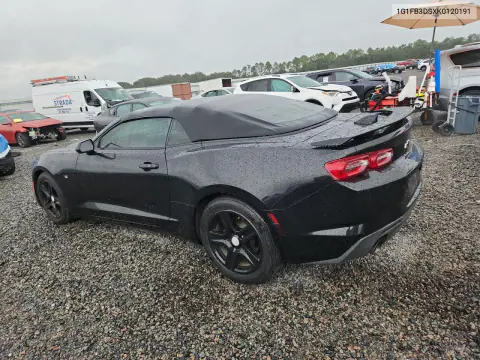 2019 Chevrolet Camaro Ls VIN 1G1FB3DSXK0120191 фото 2