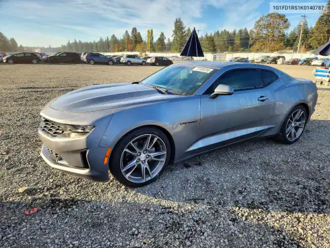 1G1FD1RS1K0140787 — 2019 Chevrolet Camaro, Боковая часть, фото до ремонта