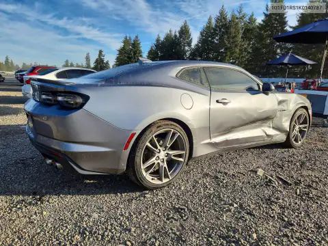 1G1FD1RS1K0140787 — 2019 Chevrolet Camaro, фото 3 с аукциона Copart 23.10.2026, Боковая часть