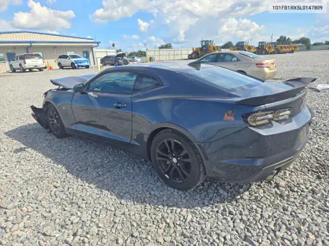 2020 Chevrolet Camaro Ls VIN 1G1FB1RX5L0147809 фото 2