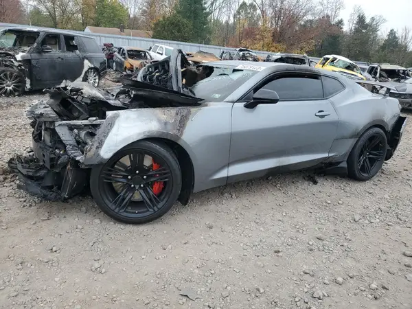 1G1FJ1R69M0136243 — 2021 Chevrolet Camaro, Пожар двигателя (Burn - Engine), фото до ремонта