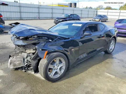 1G1FB1RX3N0122281 — 2022 Chevrolet Camaro, Передняя часть, фото до ремонта