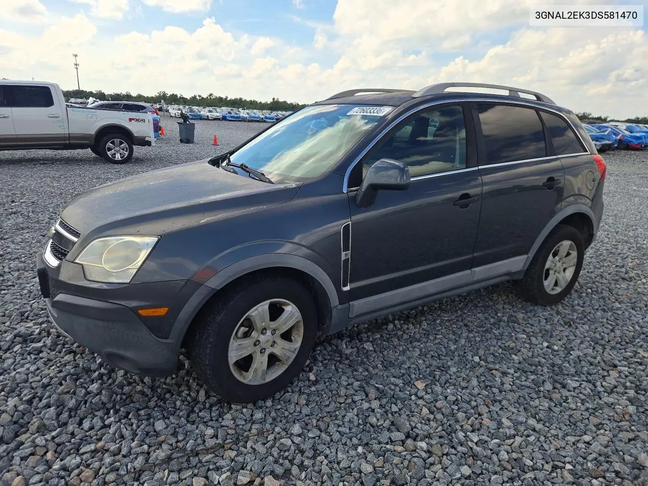 2013 Chevrolet Captiva Ls VIN 3GNAL2EK3DS581470 фото 1
