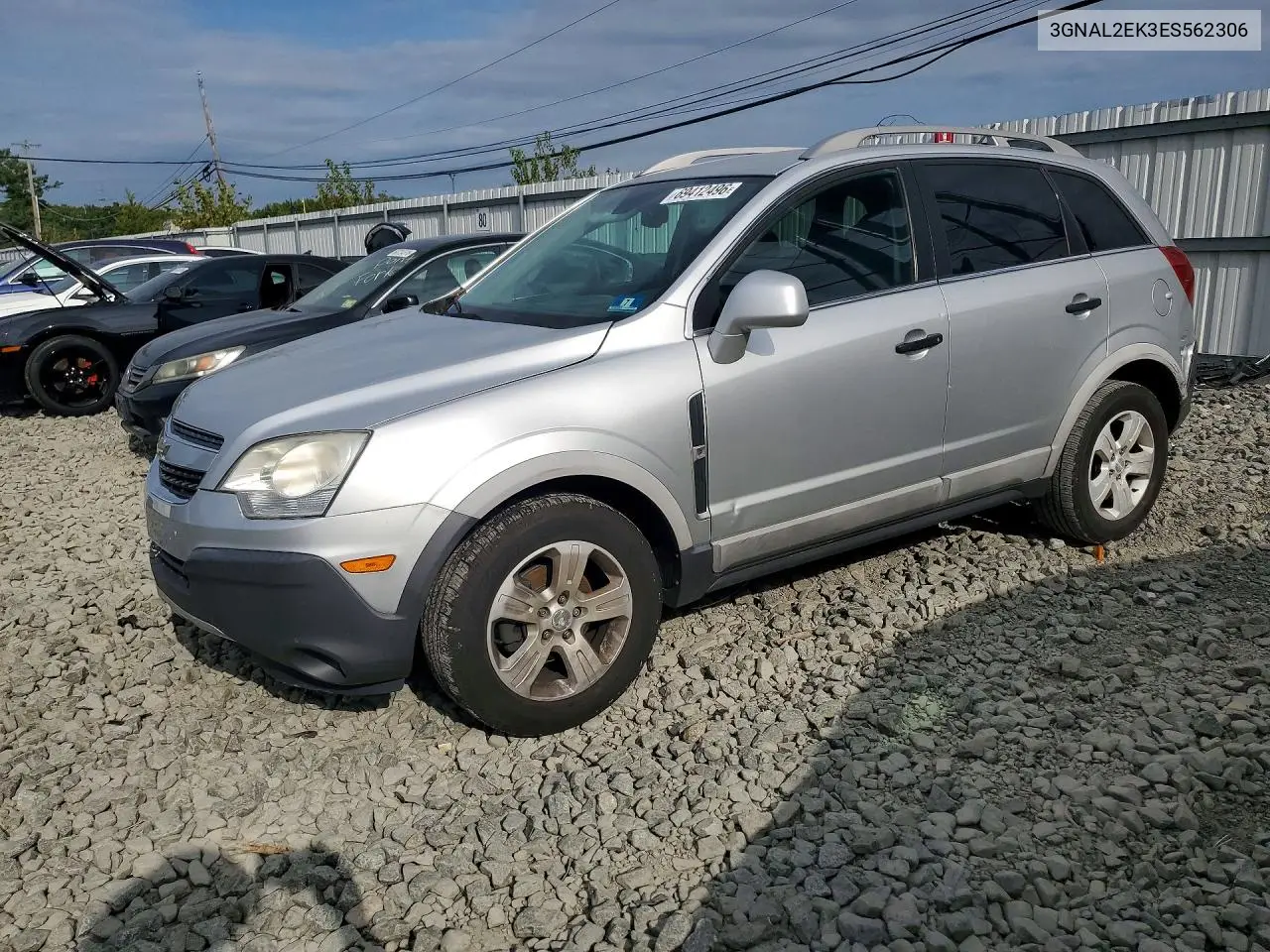 3GNAL2EK3ES562306 Chevrolet Captiva 2014 — повреждение Задняя часть, фото до ремонта
