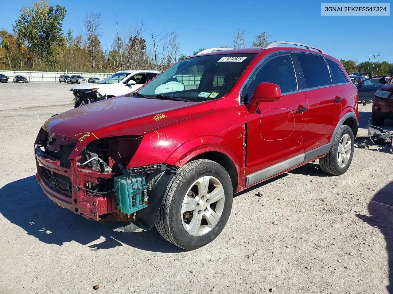 2014 Chevrolet Captiva Ls VIN 3GNAL2EK7ES547324 фото 1