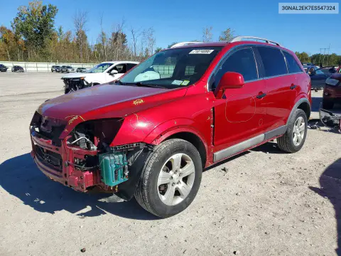 3GNAL2EK7ES547324 — 2014 Chevrolet Captiva, Передняя часть, фото до ремонта