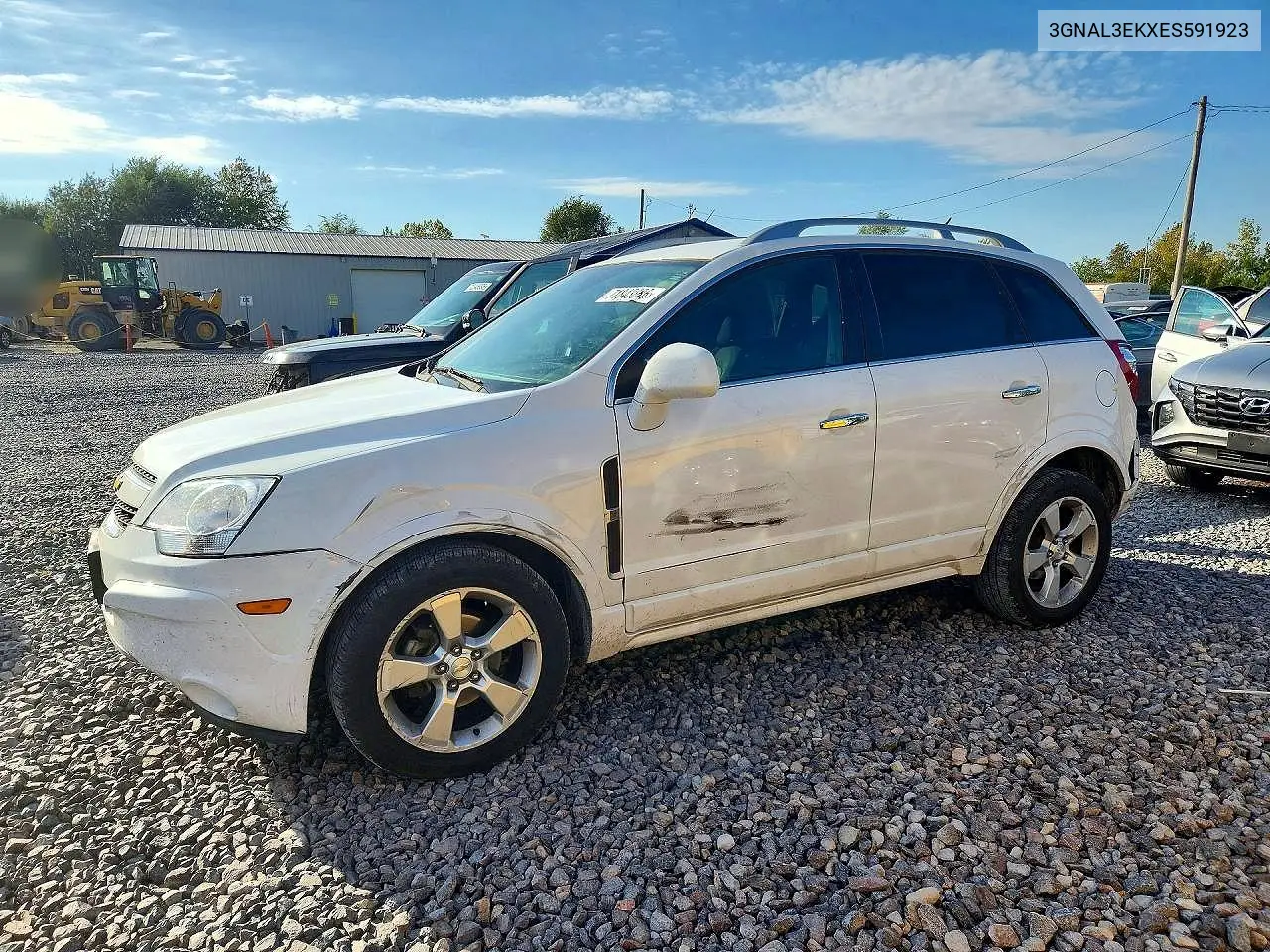 2014 Chevrolet Captiva Lt VIN 3GNAL3EKXES591923 фото 1