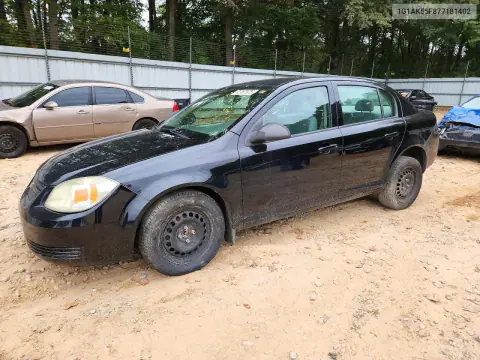 1G1AK55F877181402 — 2007 Chevrolet Cobalt, Передняя часть, фото до ремонта