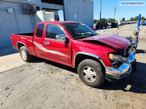 2004 Chevrolet Colorado VIN 1GCCS196648193525 фото 4