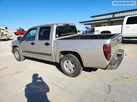 2008 Chevrolet Colorado Lt VIN 1GCCS33E188194714 фото 2