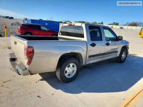 2008 Chevrolet Colorado Lt VIN 1GCCS33E188194714 фото 3