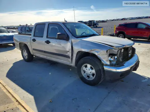 2008 Chevrolet Colorado Lt VIN 1GCCS33E188194714 фото 4