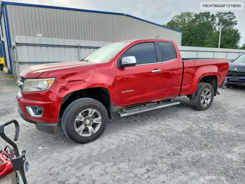 1GCHTBEA0F1219003 — 2015 Chevrolet Colorado, Передняя часть, фото до ремонта
