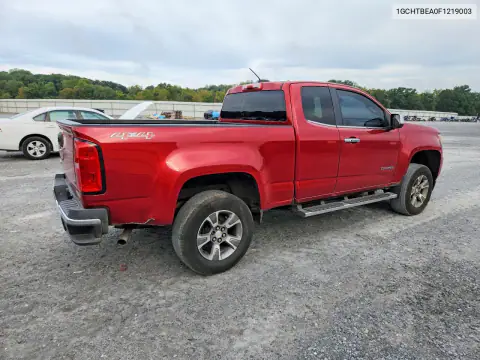 1GCHTBEA0F1219003 — 2015 Chevrolet Colorado, фото 3 с аукциона Copart 21.10.2026, Передняя часть