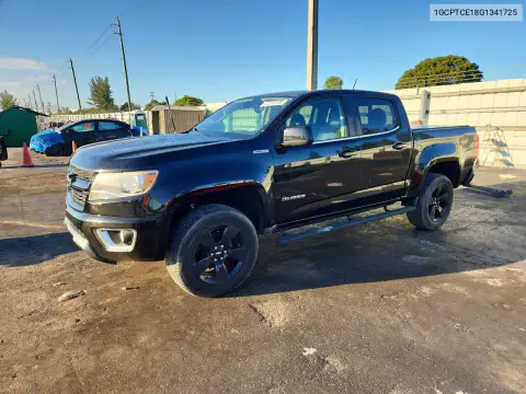 1GCPTCE18G1341725 — 2016 Chevrolet Colorado, Подтопление, фото до ремонта