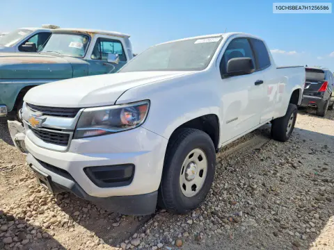 1GCHSBEA7H1256586 — 2017 Chevrolet Colorado, Передняя часть, фото до ремонта