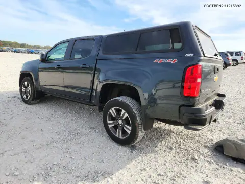 2017 Chevrolet Colorado VIN 1GCGTBEN2H1215892 фото 2